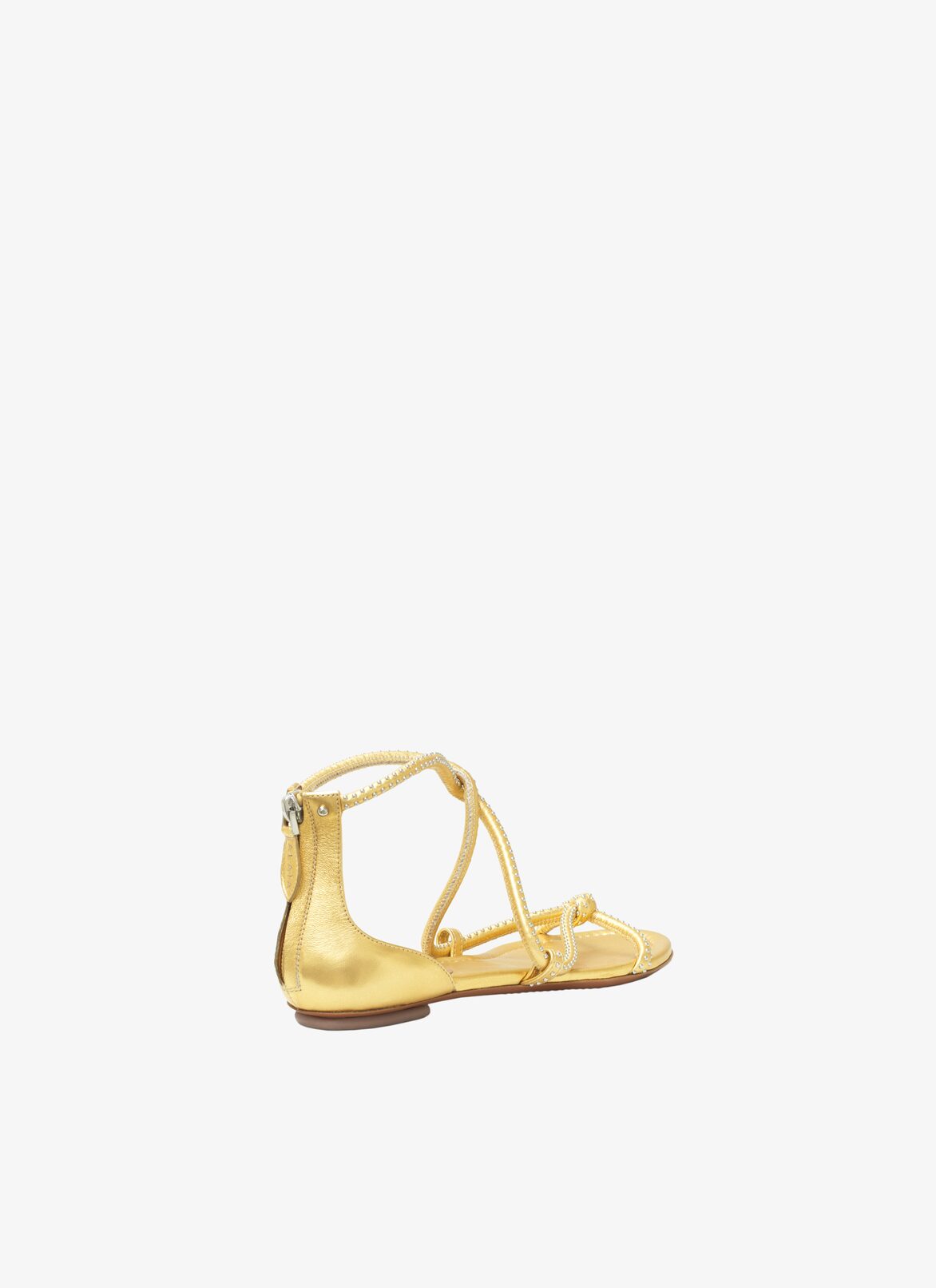 Interlaced Sandal ALAÏA GOLD INTERLACED SANDAL